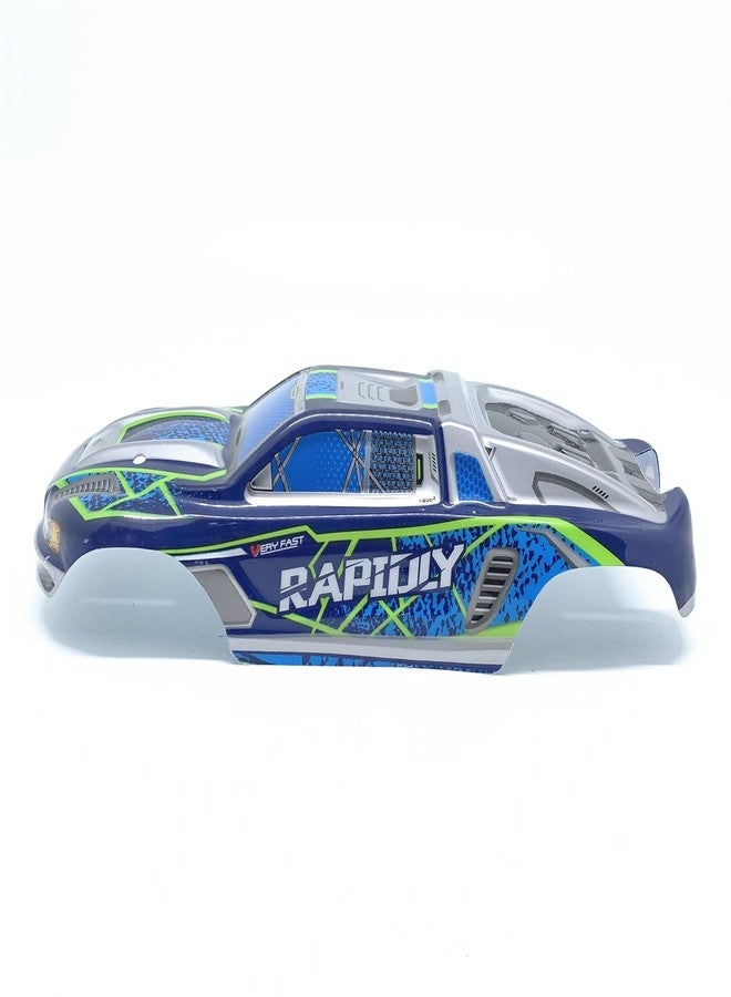 KingVal Replacement RC Car Shell Cover RC Spare Parts Compatible with JJRC Q117-A RC Car (Blue) - Image 3